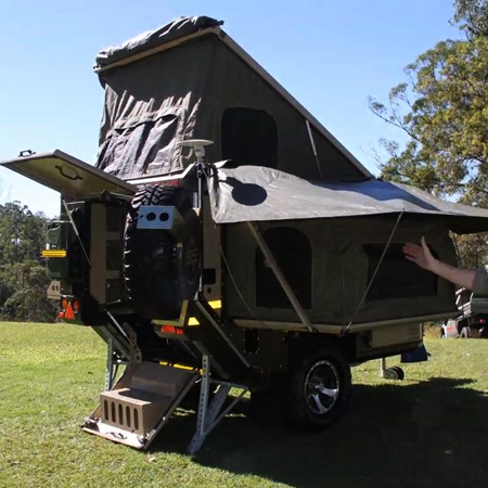 The Conqueror Australia UEV 440 Evolution camper.