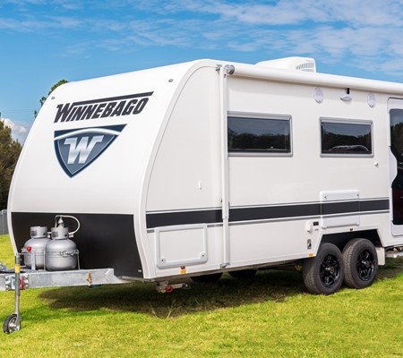 The Winnebago Burke, which comes with a customisable payload and ATM.