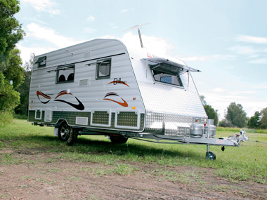 New Age Caravans Bilby exterior unhooked