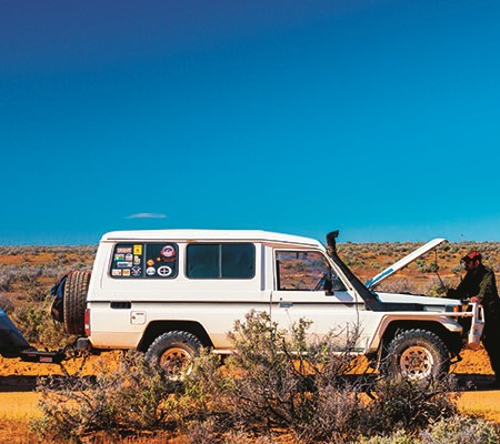 If you happen to get stranded in the outback, the worst thing you can do is stray too far from your 