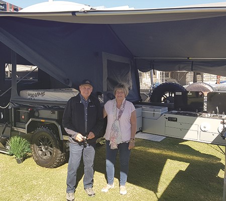 An upgraded camper means an upgraded lifestyle for Alan and Sue.
