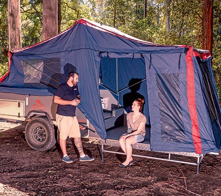 Make escaping to the great outdoors an easy process by hiring your very own camper trailer.