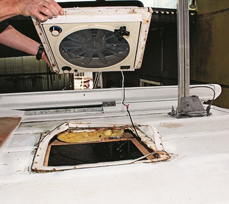 How to replace a roof hatch