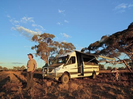 The Trakka Jabiru 4x4 motorhome took us all the way to Mungo National Park and back without a hassle