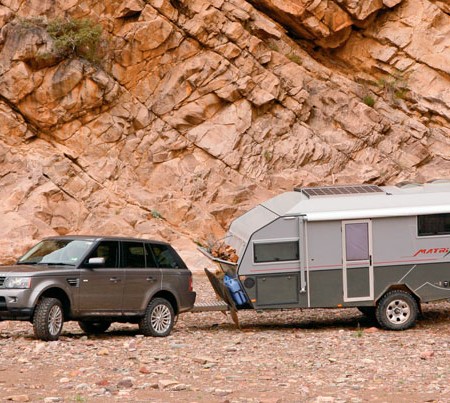 Australian Off Road Campers' Matrix blurs the line between camper and trailer.