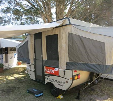 The new Jayco J8 wind-up camper