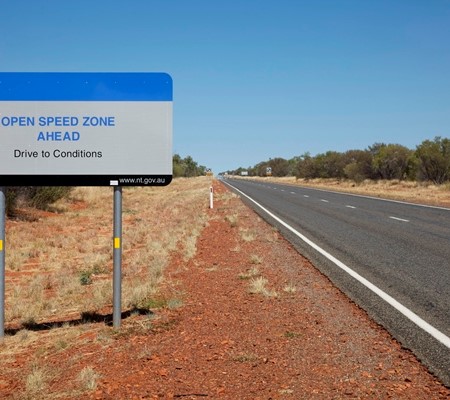 The NT's open speed limit zone has been extended.