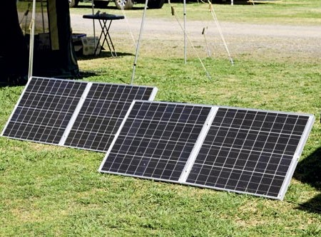 Camping solar panels
