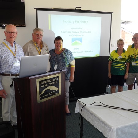 The ACC's RV workshop with Liverpool Plains Shire Council.