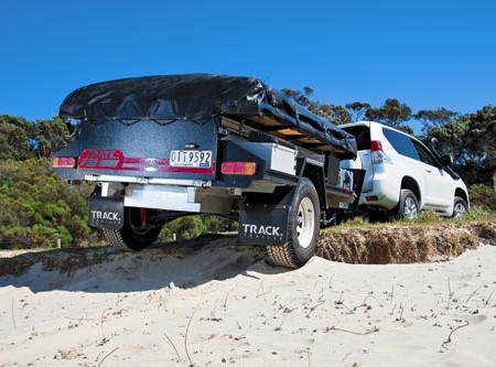 The Track Trailer Tourer Tour Mate was set up for the long distance haul. It came with storage for n