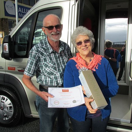 Donald and Lorraine Kirkaldy are the proud owners of the 500th Horizon motorhome – a Casuarina model