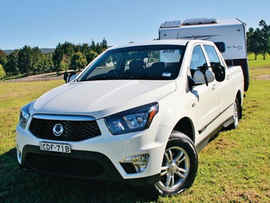 Tow test: SsangYong Actyon Sports SX 2WD
