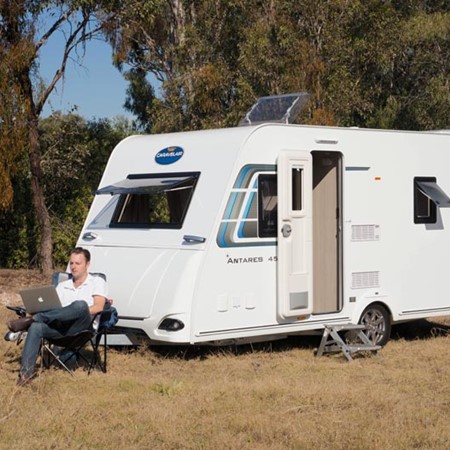 You'll find an immediate French connection with this lightweight imported RV that's priced at less t