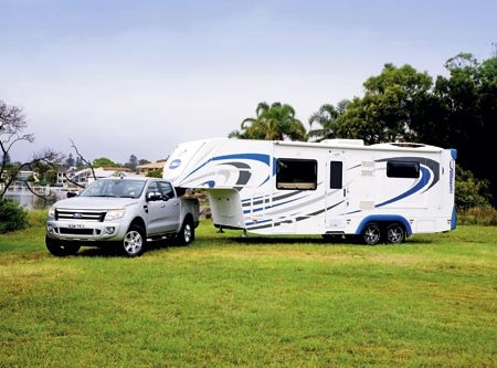 The Sunliner Fifth Wheeler has both space and style in abundance.
