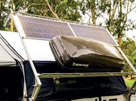 Solar panels to power your camper.