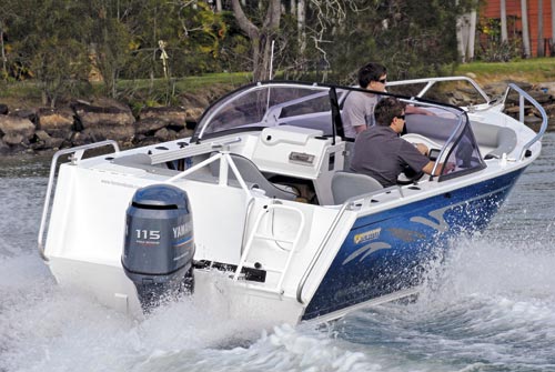 HORIZON 550 Seabreeze aluminium bowrider