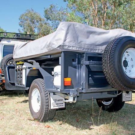 The J Campers Heavy Duty Off Road ready for action.