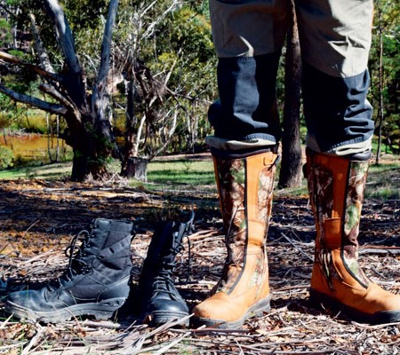 A pair of soaked sandshoes won't cut the mustard when you actually need galoshes