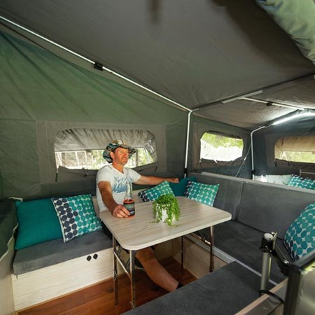 Finding comfort in inclement weather might mean looking no further than your camper’s interior