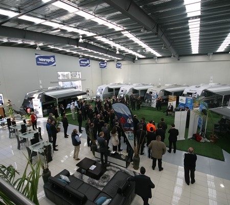 The new training college was launched at Supreme Caravans in Campbellfield, Vic.