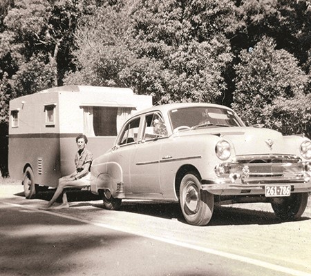 Growing up, my parents and I went camping often, until finally Dad bought a caravan