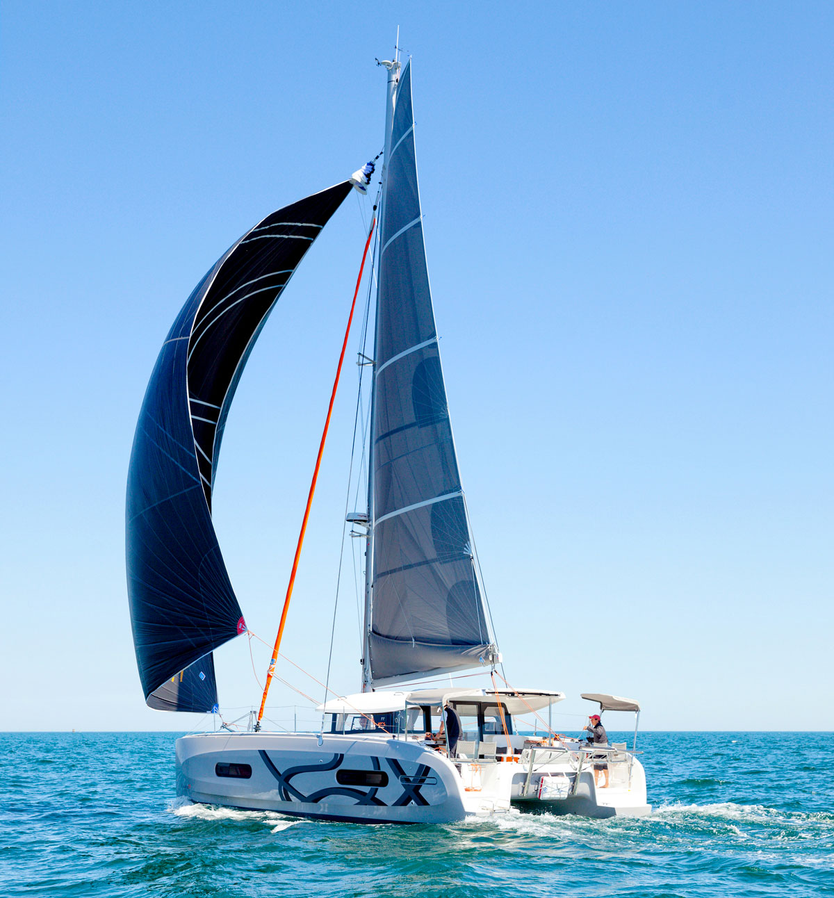 Excess 11 is one of the smallest sailing cats on the market