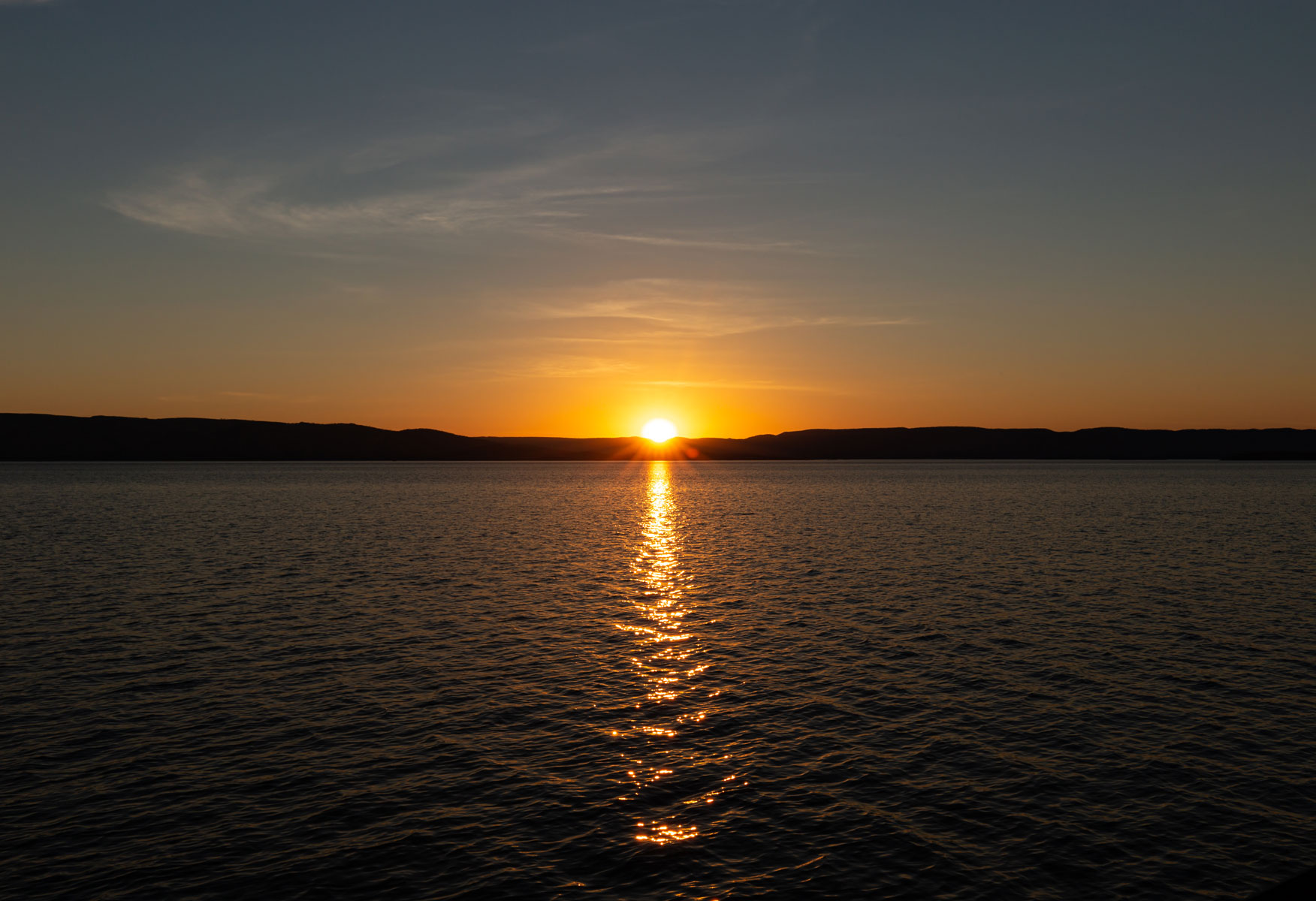 A Lake Argyle sunset