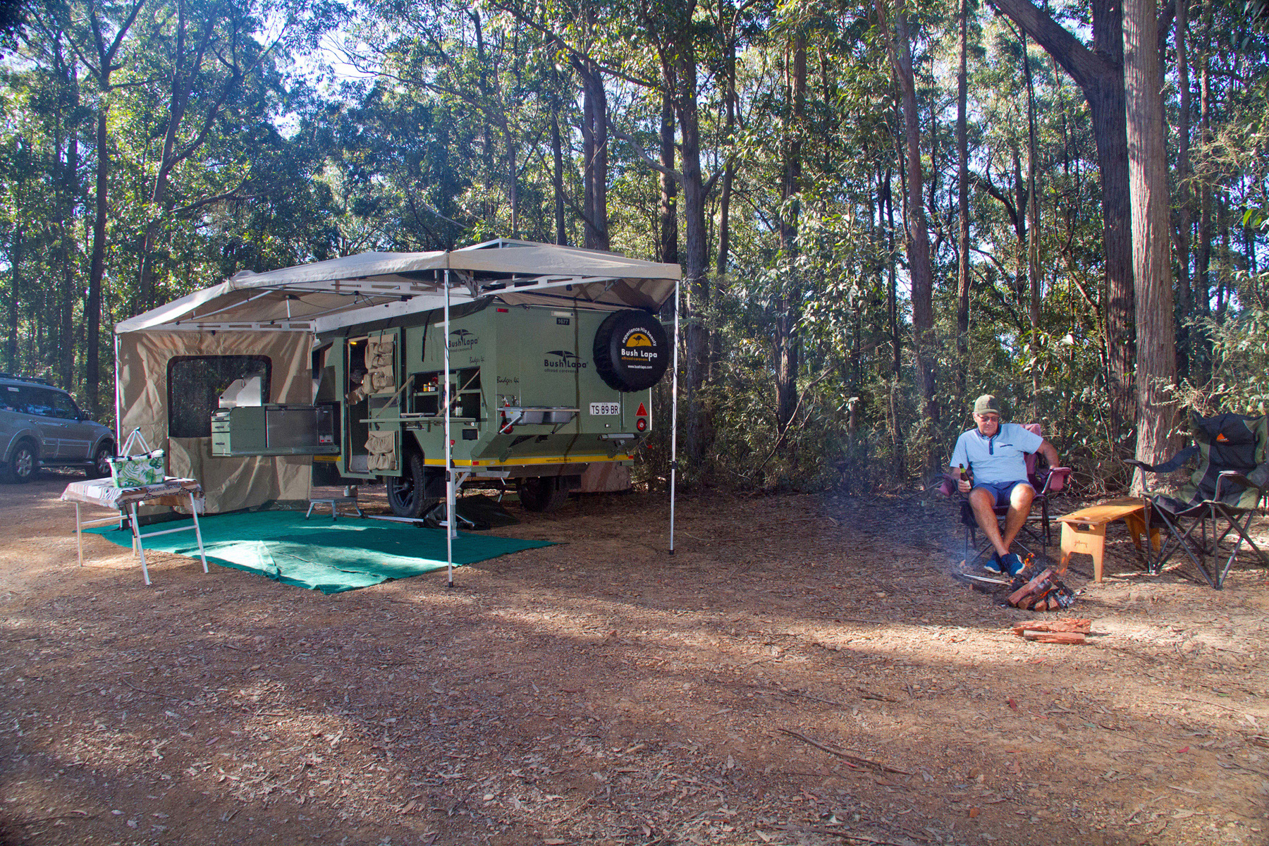 Camper with set up Bush Lapa