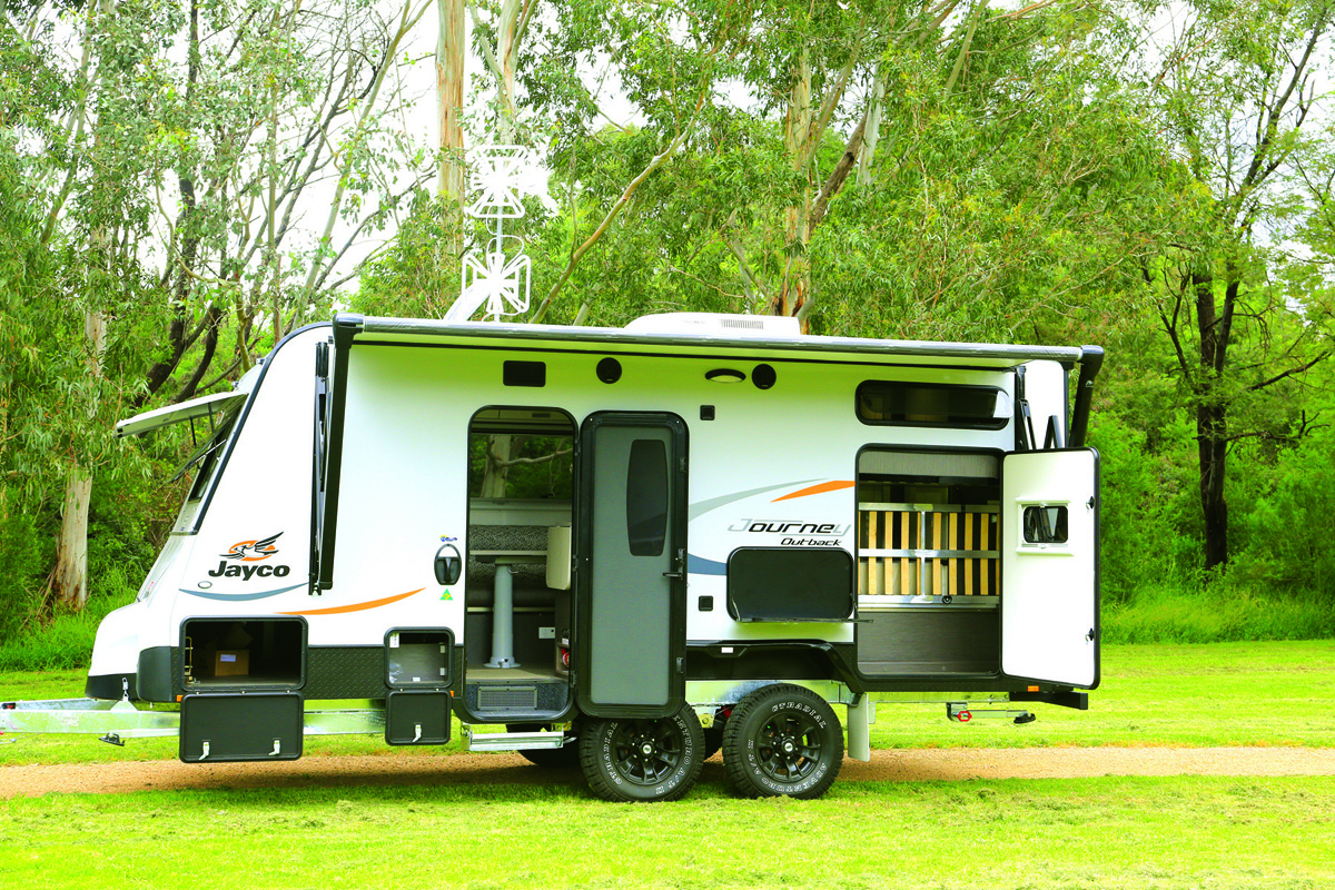 jayco journey outback triple bunk caravan