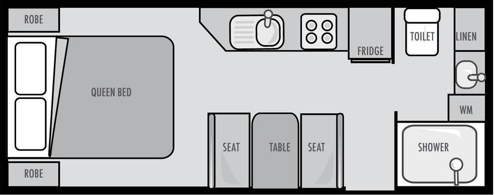 Titanium caravan floor plan