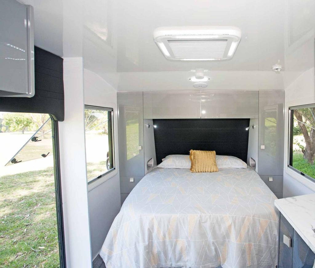 Millard Caravan Main Bed