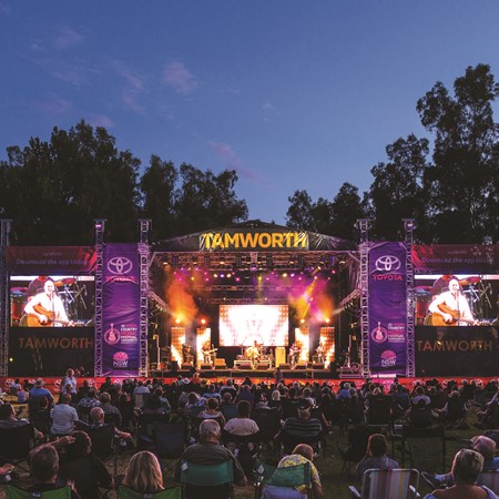 The festival in full swing at Toyota Park. PICTURE CREDIT: Tamworth Regional Council