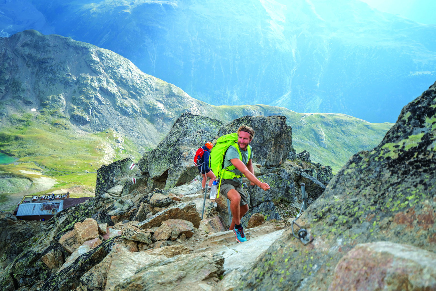 Approaching a summit, no rare deed in Switzerland. PICTURE CREDIT: swissmediavision/Getty Images