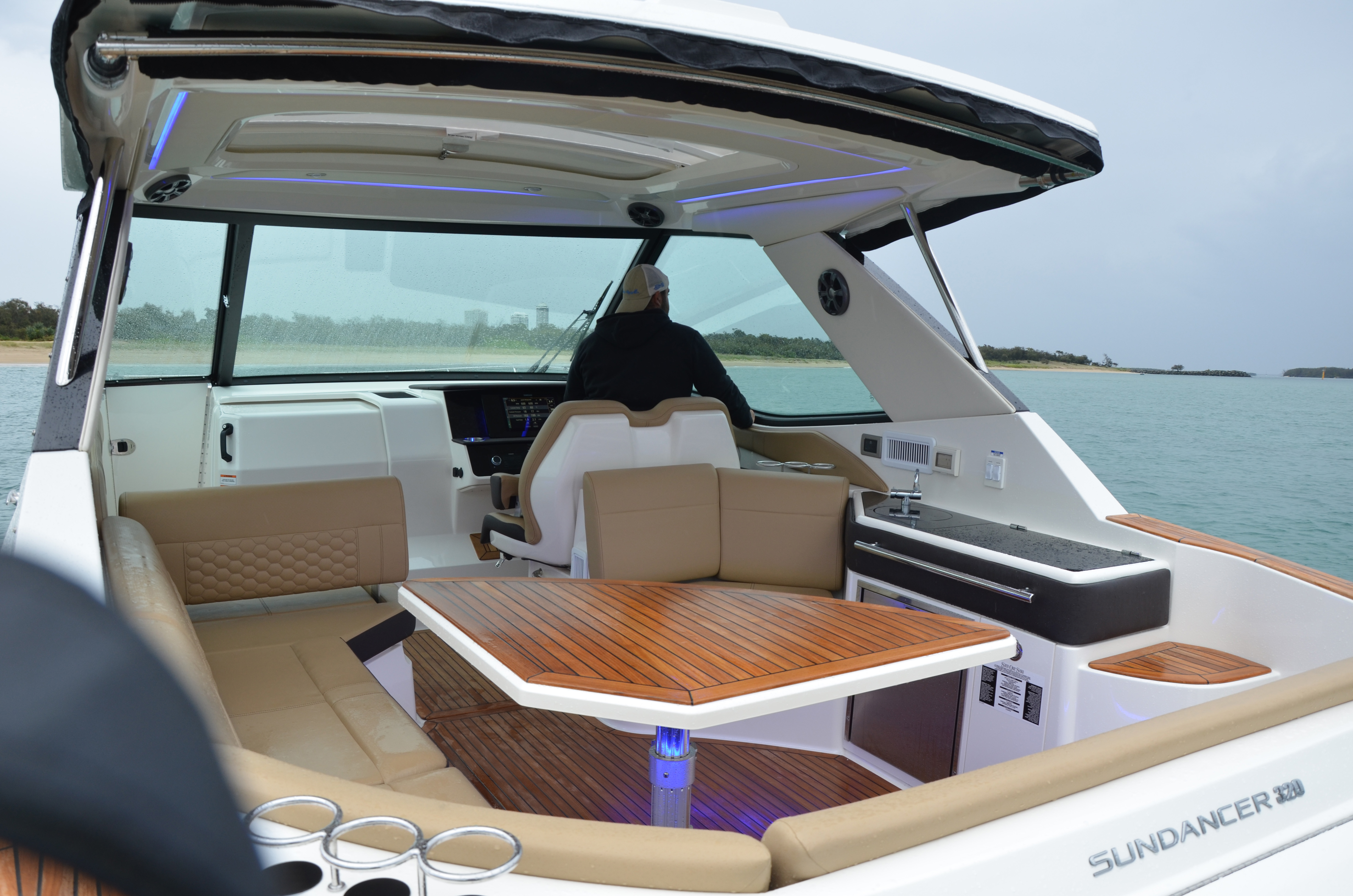 The Sundancer brings a touch of luxury to day boating