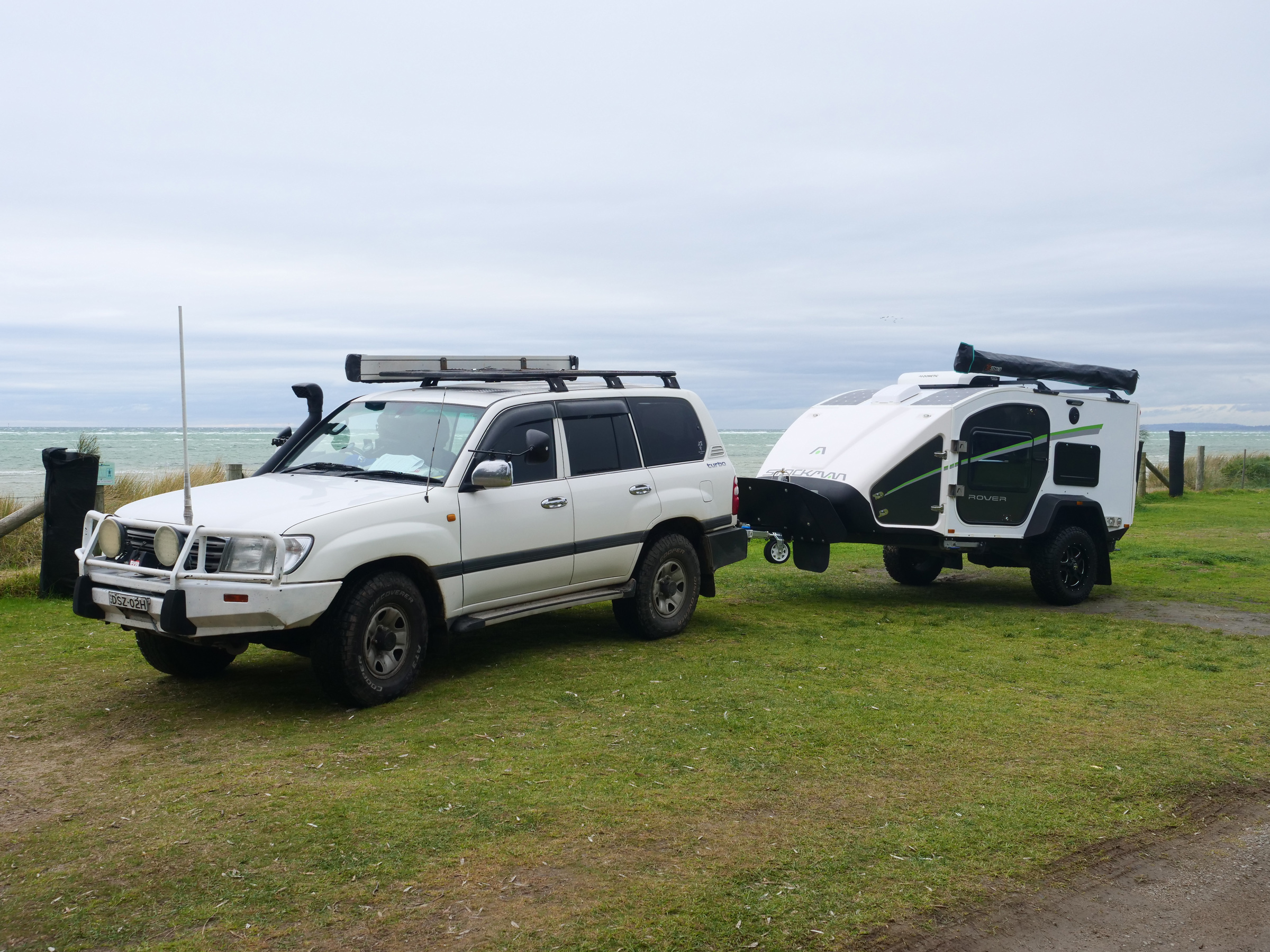 Car and camper trailer
